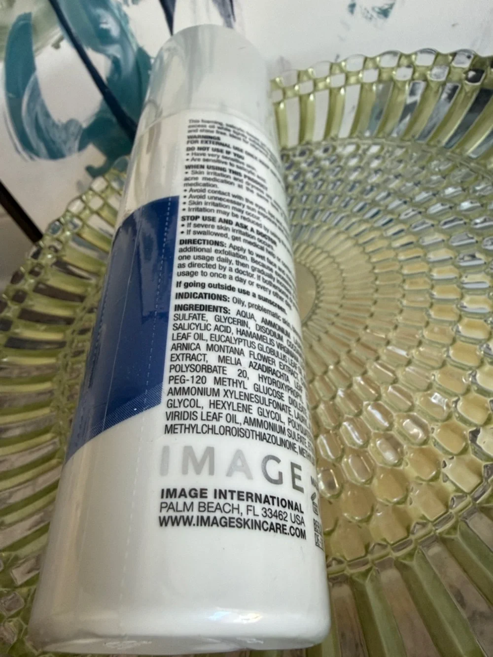 *NEW 6oz SEALED* Image Skincare Clear Cell Salicylic Gel Cleanser - Blue
